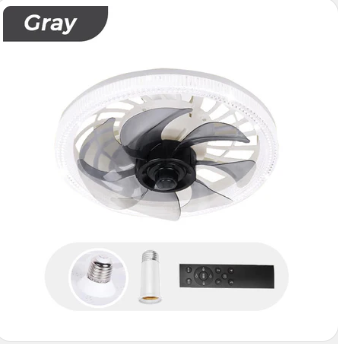 Éclairage de ventilateur réglable 2-en-1 avec télécommande pour la chambre à coucher