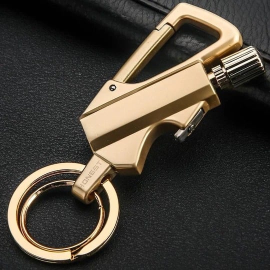 Keychain Lighter Flint Waterproof, Rechargeable & 10,000 Uses | Survival, Camping & Gift (4 Models)