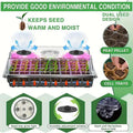 DE RDUCTION Seedling Grow Trays with Grow Light