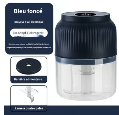 Mini hachoir à ail électrique multifonction sans fil, en réduction
