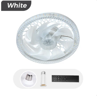 Éclairage de ventilateur réglable 2-en-1 avec télécommande pour la chambre à coucher