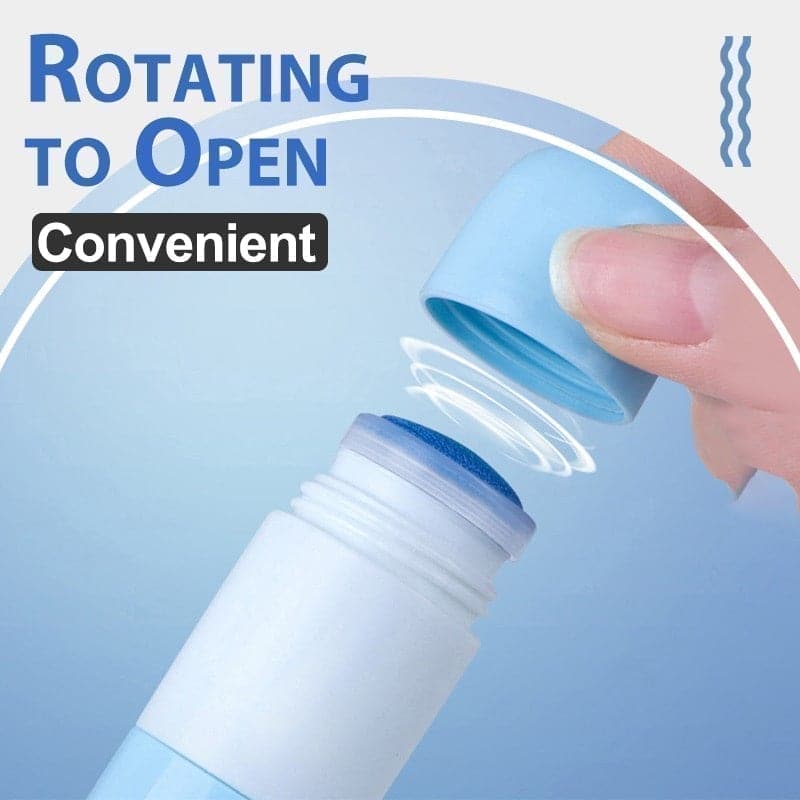 Thermal paper correction fluid with unboxing knife