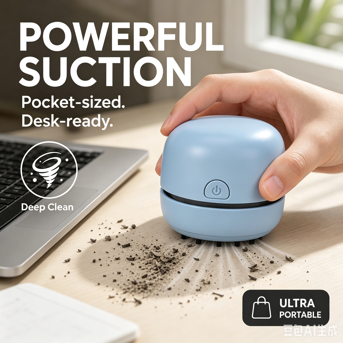 Mini aspirateur portable pour bureau