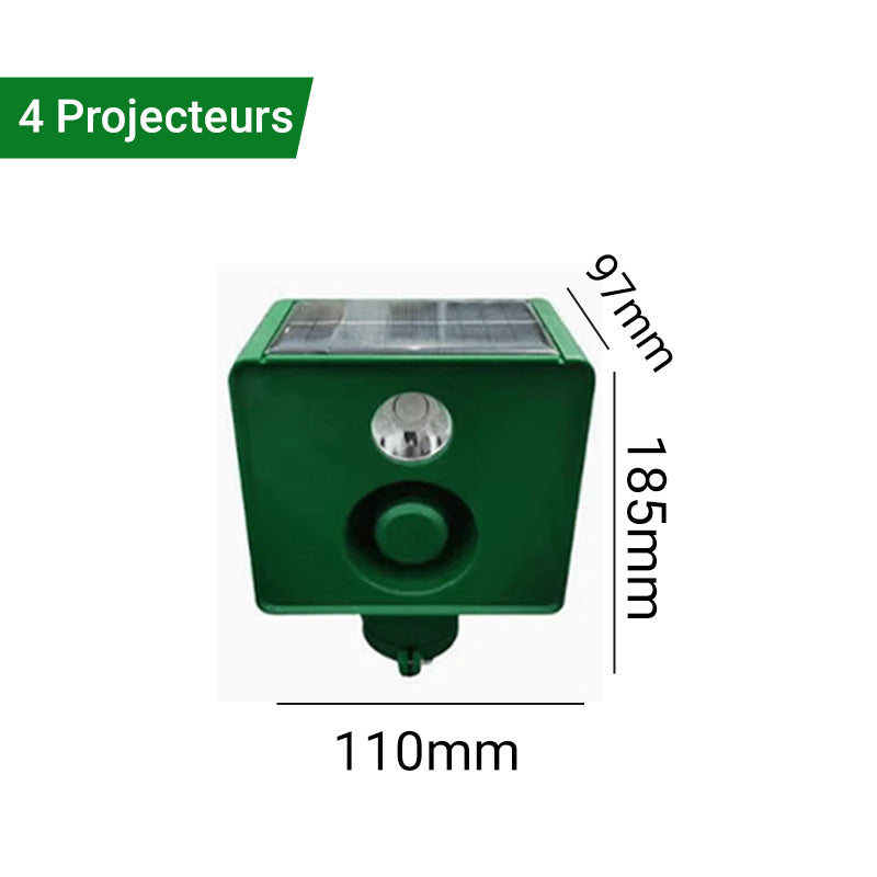 Anti-animal Solar Warning Light with High Volume