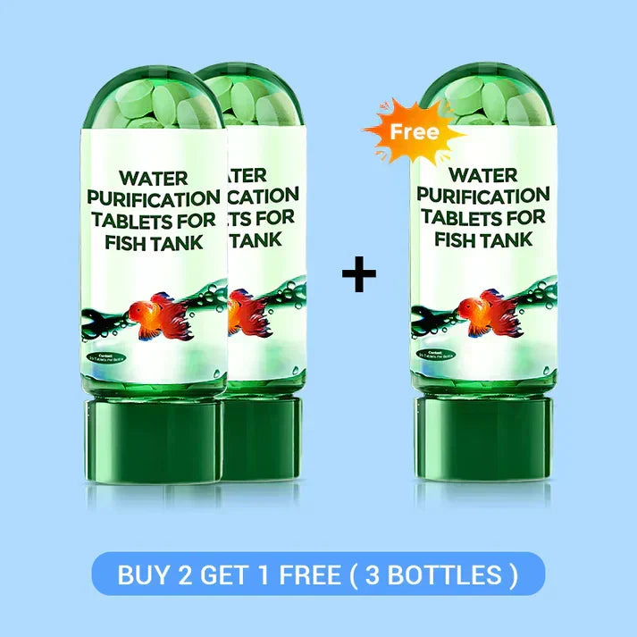 Pastille puissante de purification de l'eau d'aquarium