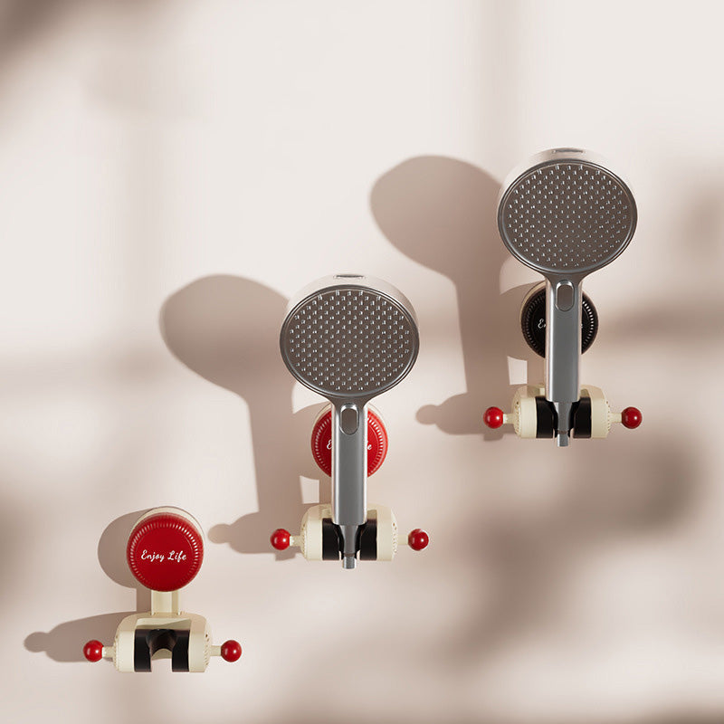 Support de Douche à Ventouse Réglable - Installation Sans Perçage, Orientation 360°