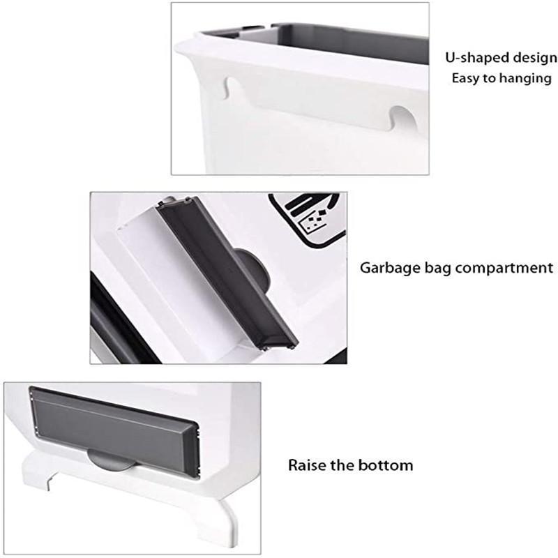 Recevez 5 rouleaux de sacs poubelle gratuitement Poubelle pliable pour armoires de cuisine