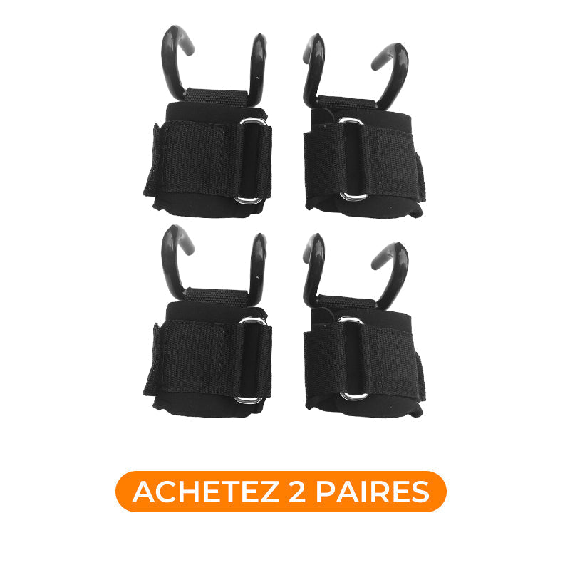 Réduction limitée à 49 % Sangles de Poignet Robustes Crochets pour Haltérophilie