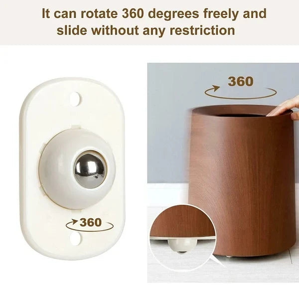 Make Furniture Interesting Stainless Steel Universal Adhesive Wheels