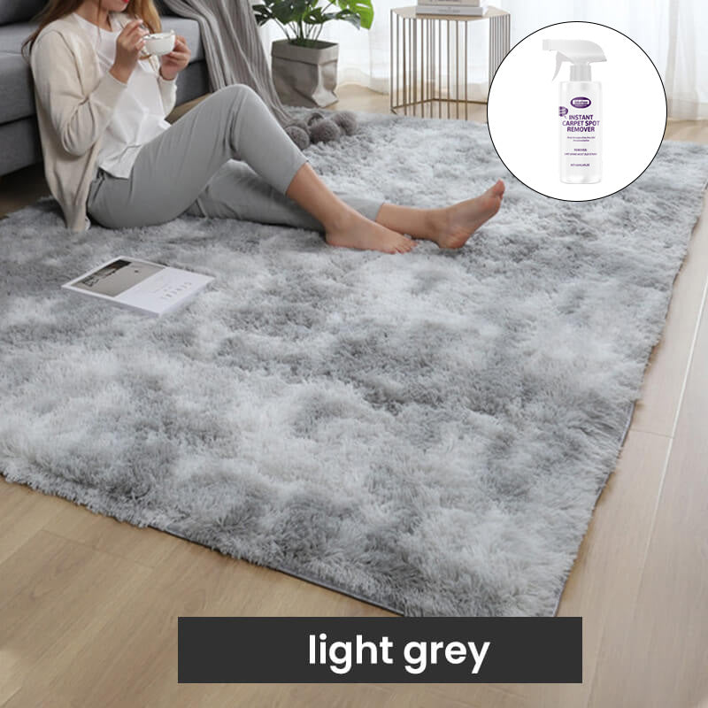 Tapis de sol en peluche couleurs dégradées