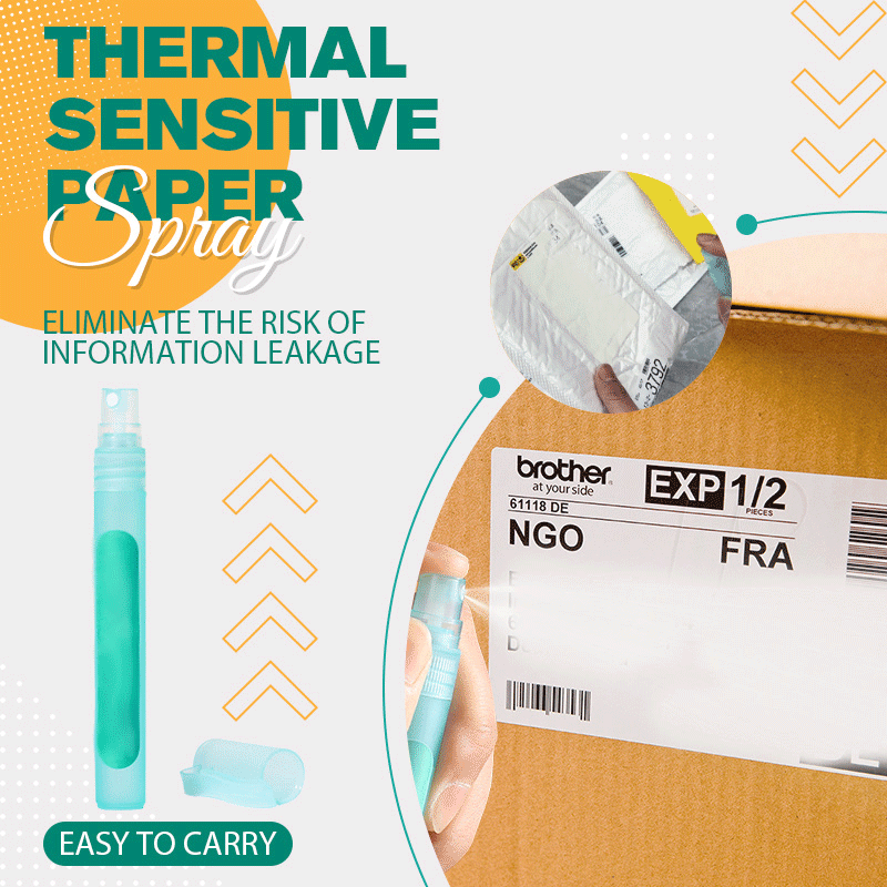 Nouveau Spray de Papier Thermique Sensible à Chaud