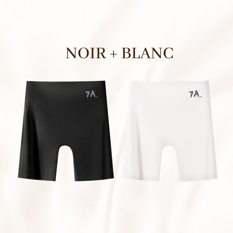Culotte gainante taille haute en soie glacée pour femme avec contrôle du ventre et effet push-up
