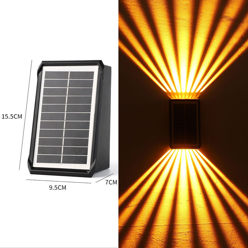Applique murale solaire étanche 4 LED pour l'extérieur