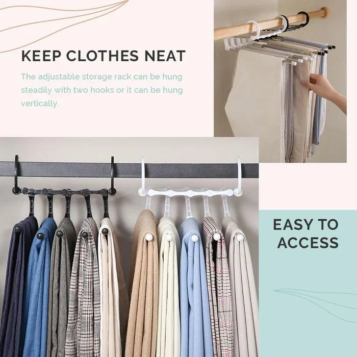 Porte-Pantalons Multifonctionnel, Gain de Place et Pratique