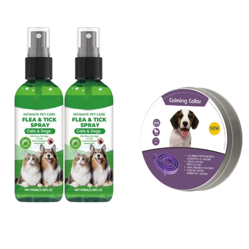 Natural Flea and Tick Spray for Dogs and Cats Protect your beloved pet from parasites
