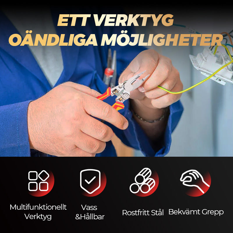 2025 OUTSTANDING SALE 50% OFF New 8-in-1 Wire Stripper with Voltage Tester