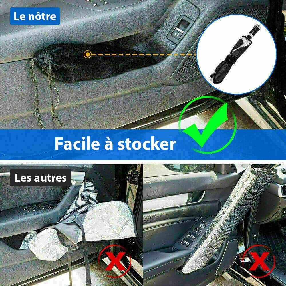 Hard Limit -50% Folding Car Umbrella - Heat and UV Protection - Ideal for Keeping Your Car Cool