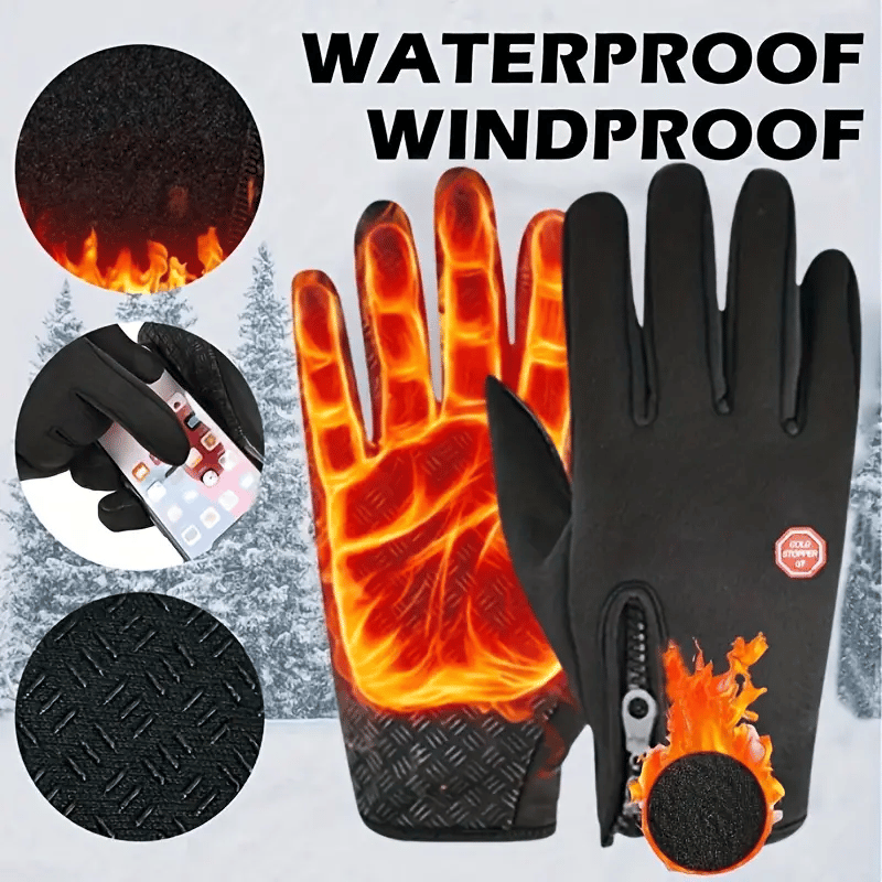 LSAT DAY 60% OFF Waterproof Thermal Touchscreen Gloves