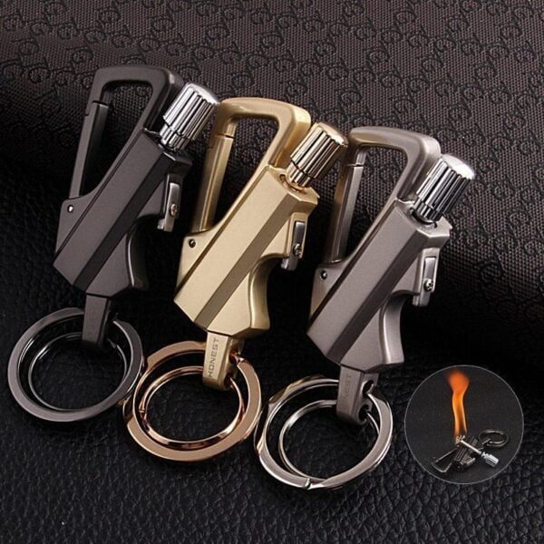 Keychain Lighter Flint Waterproof, Rechargeable & 10,000 Uses | Survival, Camping & Gift (4 Models)