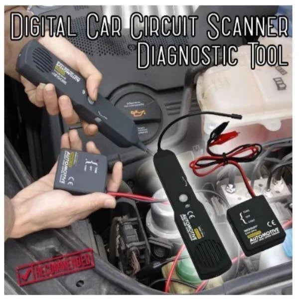 Automotive circuit scanner digital diagnostic device