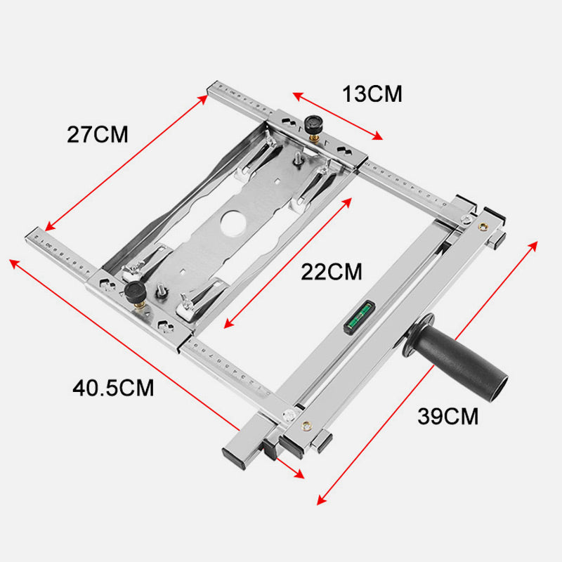 Positionneur de guide de bord pour machine de découpe
