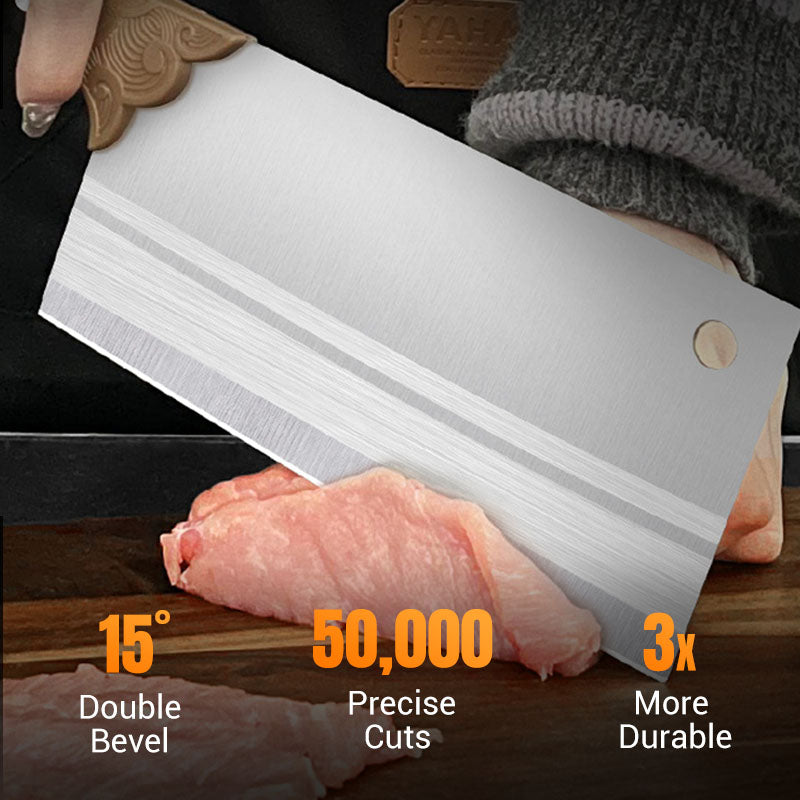Couteau de cuisine forgé, tranchant et durable