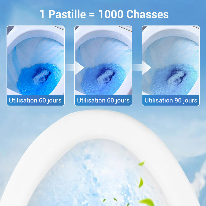 Pastilles WC parfumées - Fraîcheur XXL longue durée