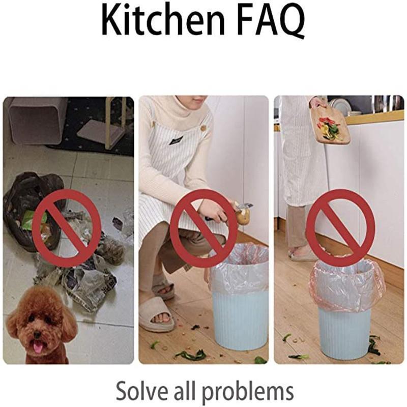 Recevez 5 rouleaux de sacs poubelle gratuitement Poubelle pliable pour armoires de cuisine