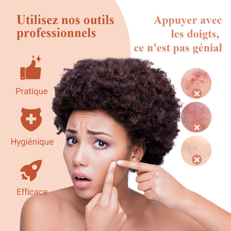 Kit d'outils de réduction pour l'extraction des points noirs et des boutons. Dernières 3 heures : Grande vente