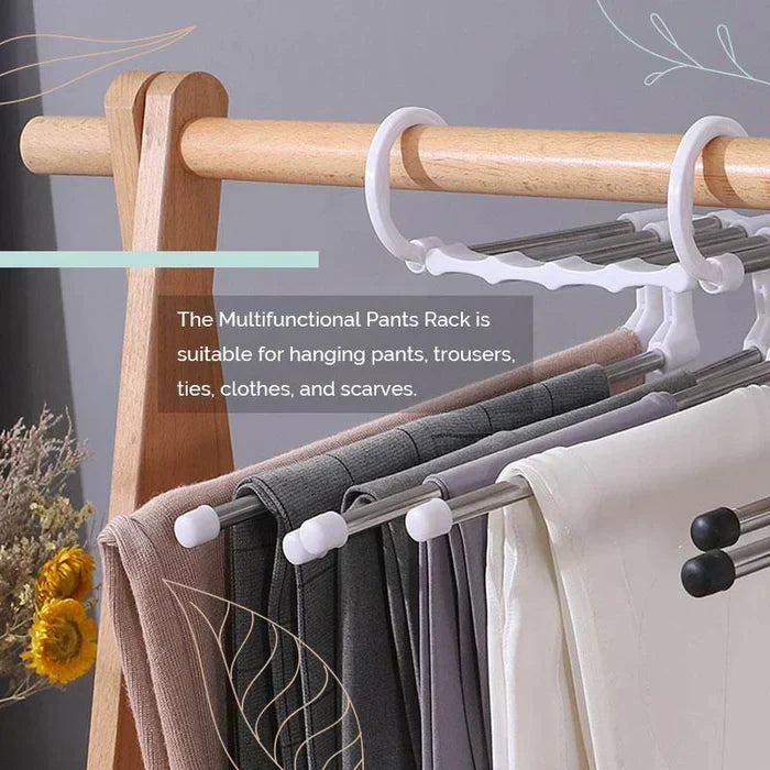 Porte-Pantalons Multifonctionnel, Gain de Place et Pratique