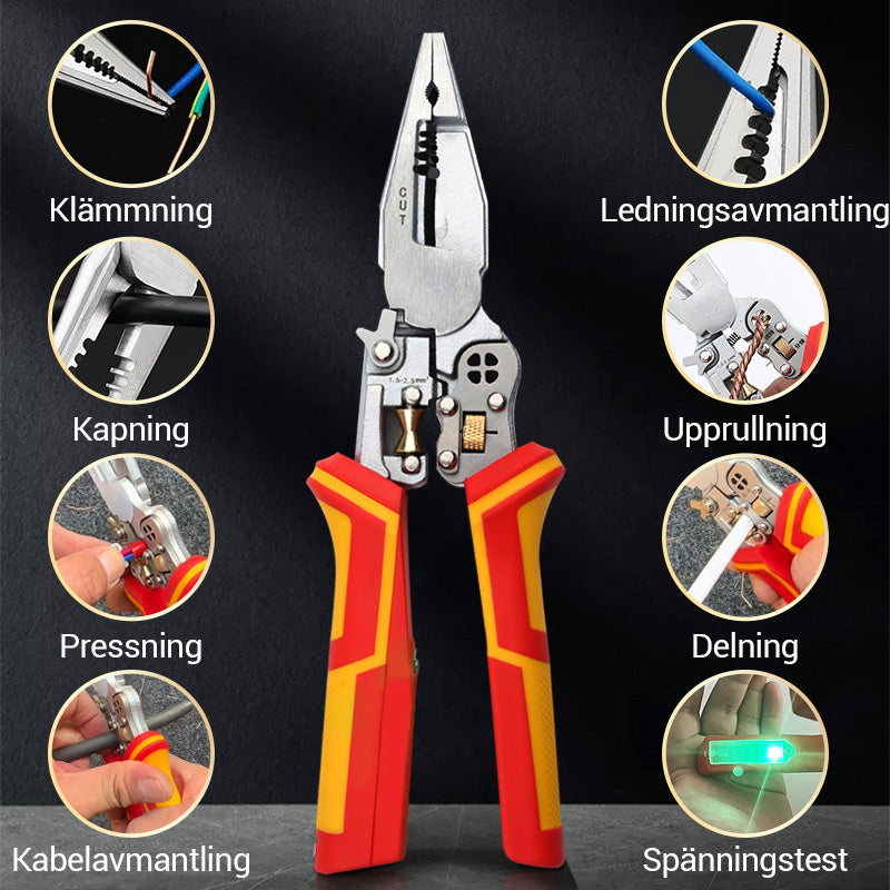 2025 OUTSTANDING SALE 50% OFF New 8-in-1 Wire Stripper with Voltage Tester