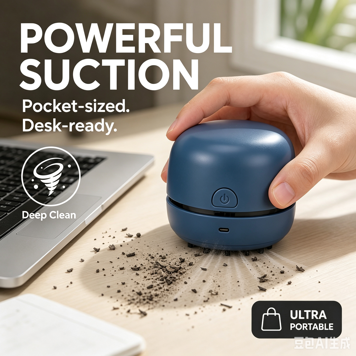 Mini aspirateur portable pour bureau