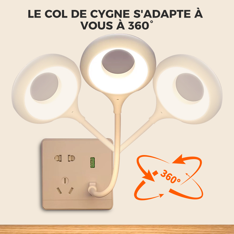 Lampe LED USB haute technologie à commande vocale