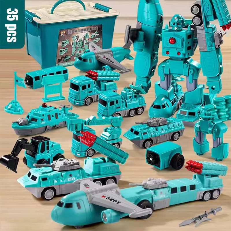 Vente flash 50 % de réduction jouets d'assemblage de construction automobile à transformation magnétique