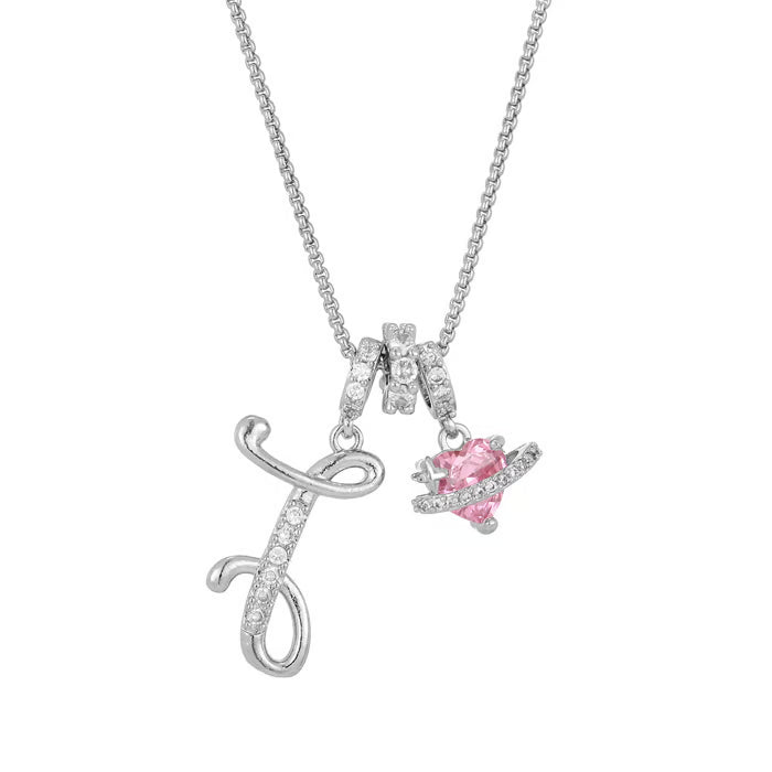RÉDUCTION Colliers pendentifs 3 rangs avec initiales A-Z | Personnalisés et élégants