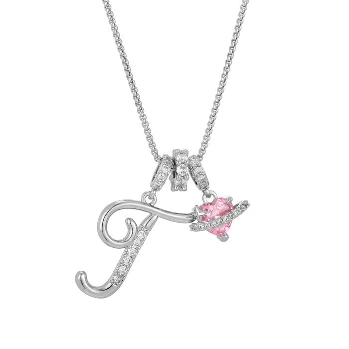 RÉDUCTION Colliers pendentifs 3 rangs avec initiales A-Z | Personnalisés et élégants