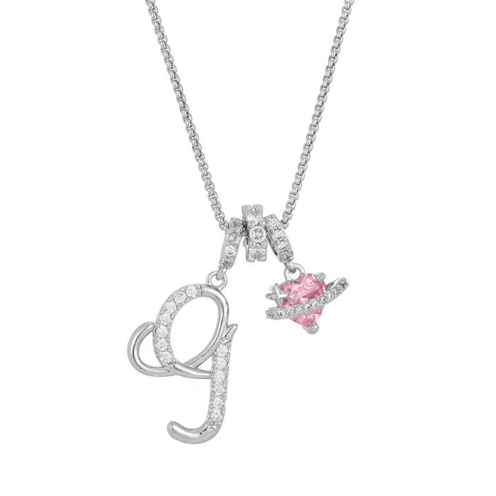 RÉDUCTION Colliers pendentifs 3 rangs avec initiales A-Z | Personnalisés et élégants