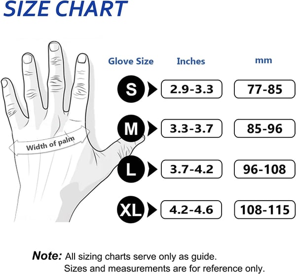 100 gants jetables en nitrile noir Outils de sécurité pour le nettoyage domestique