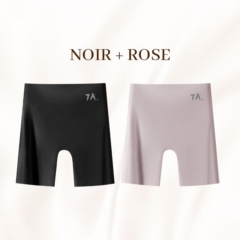 Culotte gainante taille haute en soie glacée pour femme avec contrôle du ventre et effet push-up