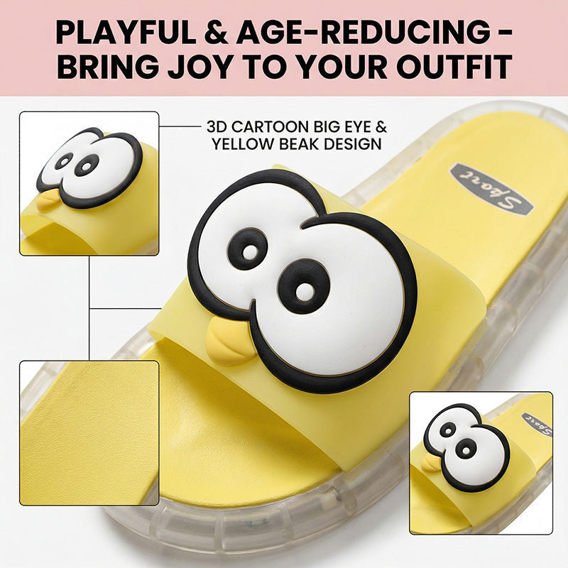 Cute cartoon glow-in-the-dark slippers