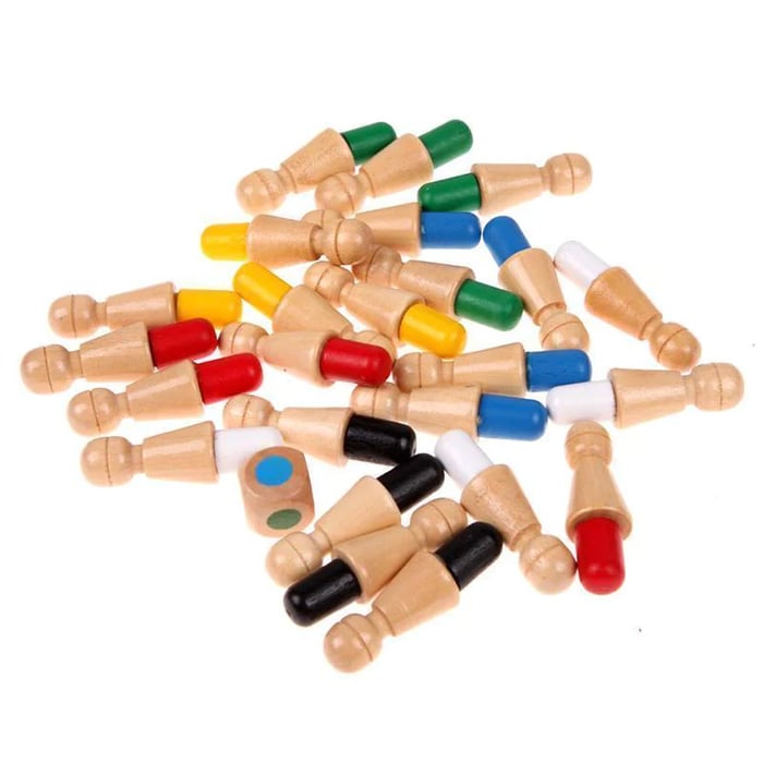 Cadeaux pour enfants Jeu d'échecs en bois Memory Match Stick