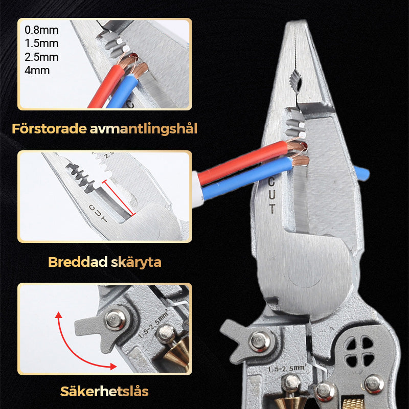 2025 OUTSTANDING SALE 50% OFF New 8-in-1 Wire Stripper with Voltage Tester