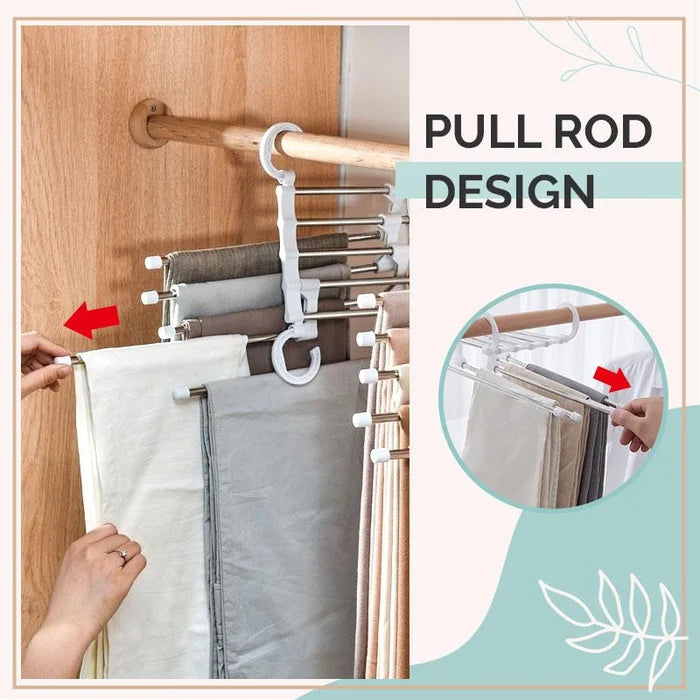 Porte-Pantalons Multifonctionnel, Gain de Place et Pratique