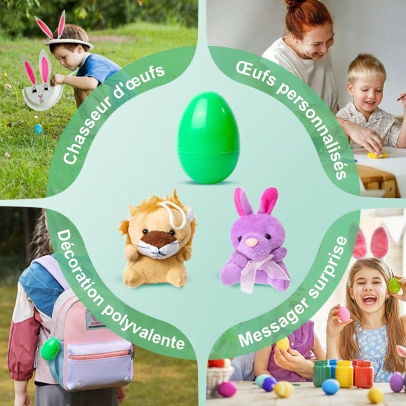 50 % de réduction pour Pâques ? Œufs de Pâques préremplis avec des peluches