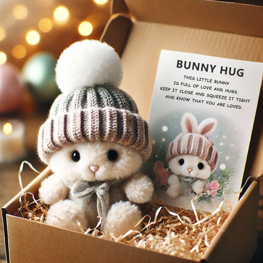 Spéciales Mini lapin câlin fait main, adorable cadeau de Pâques