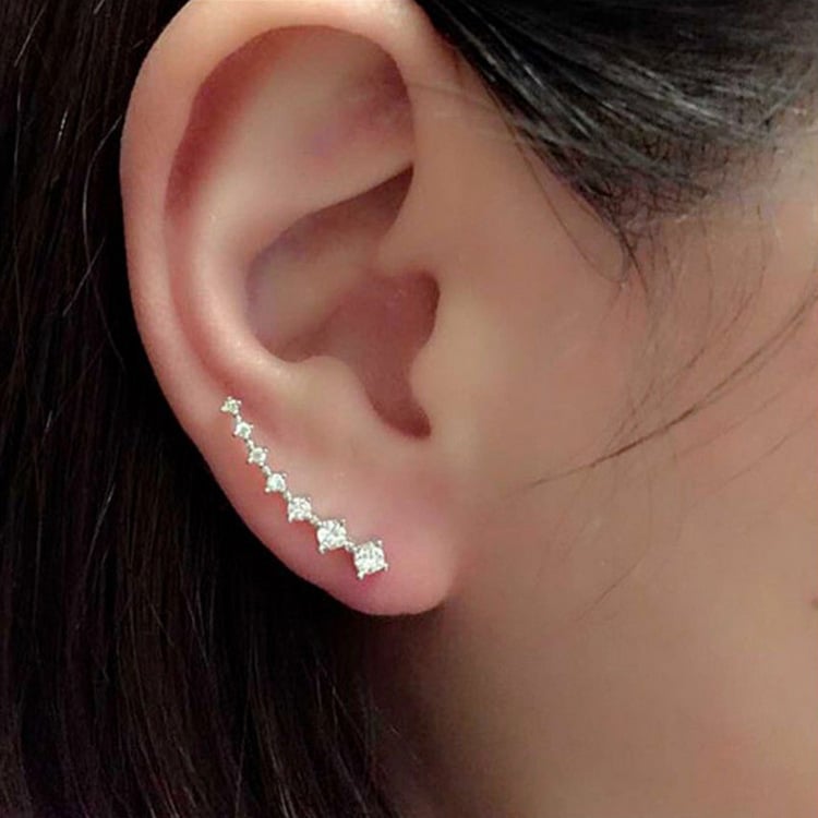 New Year 2024 Hot Sale Seven-Star Diamond Earrings