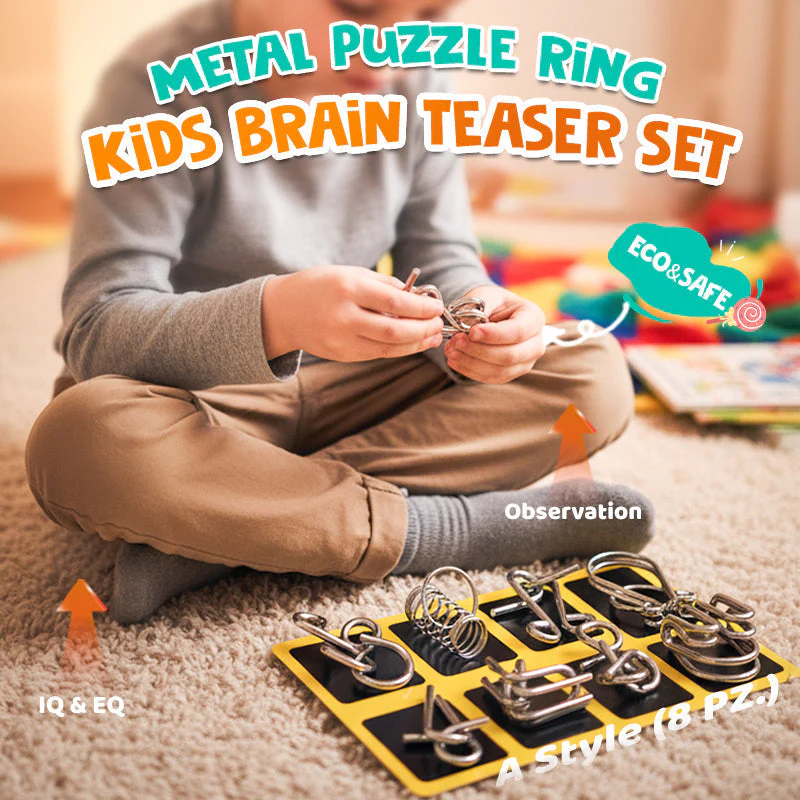 Offre à durée limitée : 50 % DE RÉDUCTION sur le puzzle métallique Montessori à résoudre