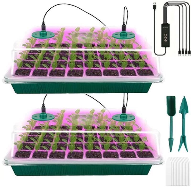 DE RDUCTION Seedling Grow Trays with Grow Light