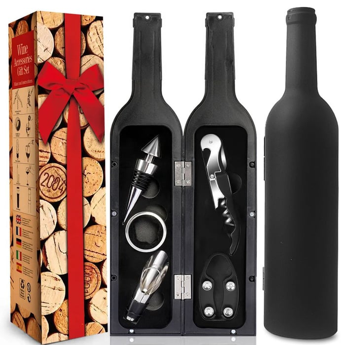 Coffret tire-bouchon pour amateurs de vin