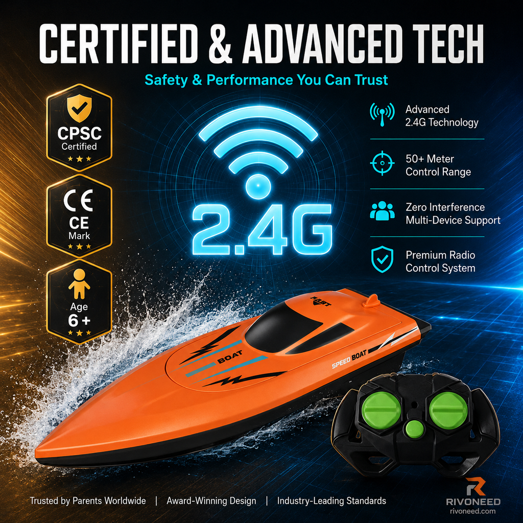 HALF PRICE 2.4 GHz High Speed Remote Control Boat with Dual Motor